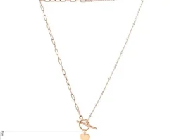 Naszyjnik ze stali szlachetnej - serce