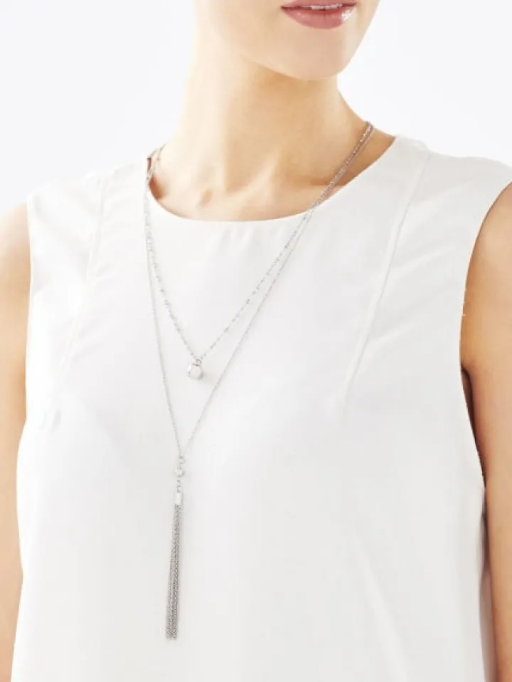 Naszyjnik ze stali szlachetnej - kulka