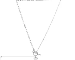 Naszyjnik ze stali szlachetnej - serce