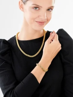 Naszyjnik ze stali szlachetnej