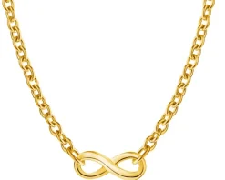 Naszyjnik ze stali szlachetnej - nieskończoność
