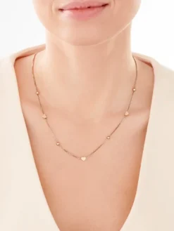 Naszyjnik ze stali szlachetnej - serca