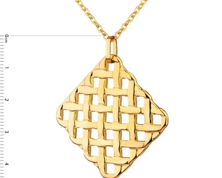 Naszyjnik ze stali szlachetnej