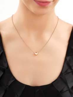 Naszyjnik ze stali szlachetnej - serce