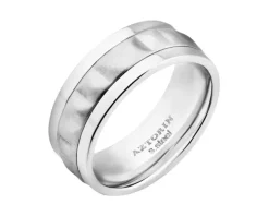 Obrączka ze stali szlachetnej