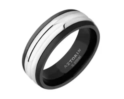 Obrączka ze stali szlachetnej