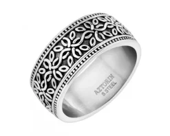 Obrączka ze stali szlachetnej