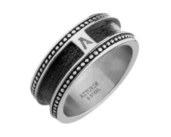 Obrączka ze stali szlachetnej