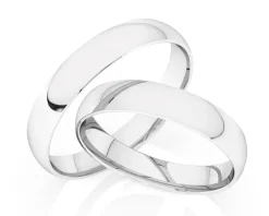Obrączki Ślubne Apart.  Platyna. Wzór 506