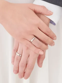 Obrączki Ślubne Apart.  Platyna. Wzór 4/507