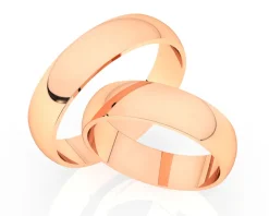 Obrączki Ślubne Apart. Różowe złoto. Wzór 268/R