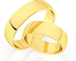 Obrączki Ślubne Apart.  Żółte złoto. Wzór 832