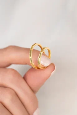 Obrączki Ślubne Apart.  Żółte złoto. Wzór 843