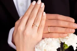 Obrączki Ślubne Apart.  Żółte złoto. Wzór 4/840