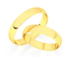 Obrączki Ślubne Apart.  Żółte złoto. Wzór 205