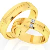 Obrączki Ślubne Apart.  Żółte złoto. Wzór 4/229