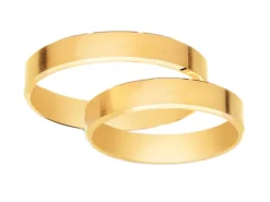 Obrączki Ślubne Apart. Żółte złoto. Wzór 35