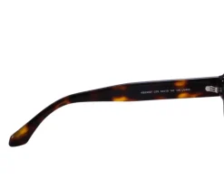 Okulary przeciwsłoneczne damskie, okrągłe, brązowe