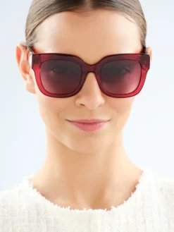 Okulary przeciwsłoneczne damskie, pilotki, jasne złote