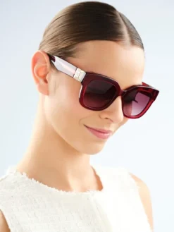 Okulary przeciwsłoneczne damskie, pilotki, jasne złote