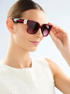 Okulary przeciwsłoneczne damskie, pilotki, jasne złote