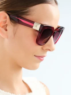 Okulary przeciwsłoneczne damskie, pilotki, jasne złote