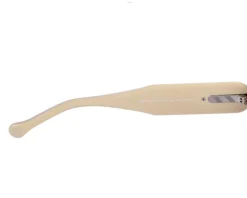 Okulary przeciwsłoneczne damskie, kocie oczy, beżowe