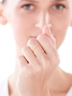 Pierścionek srebrny - gwiazda