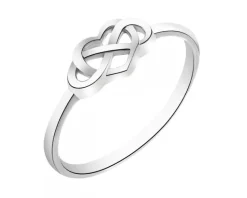 Pierścionek srebrny - nieskończoność