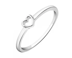 Pierścionek srebrny - serce