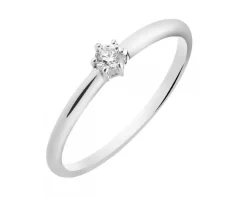 Pierścionek srebrny z cyrkonią