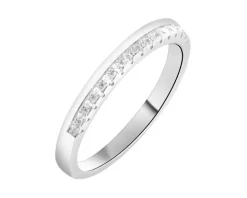 Pierścionek srebrny z cyrkoniami