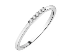 Pierścionek srebrny z cyrkoniami