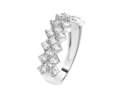 Pierścionek srebrny z cyrkoniami