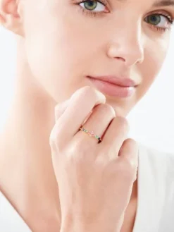 Pierścionek srebrny z cyrkoniami