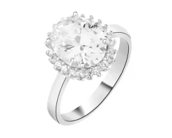 Pierścionek srebrny z cyrkoniami