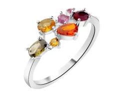 Pierścionek srebrny z cyrkoniami