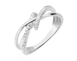 Pierścionek srebrny z cyrkoniami