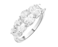 Pierścionek srebrny z cyrkoniami