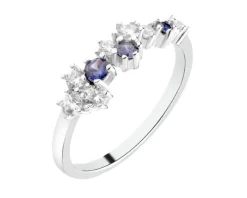 Pierścionek srebrny z cyrkoniami