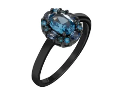 Pierścionek srebrny z cyrkoniami