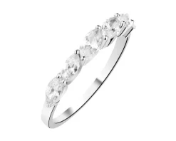 Pierścionek srebrny z cyrkoniami