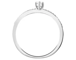 Pierścionek srebrny z cyrkoniami