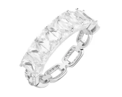 Pierścionek srebrny z cyrkoniami