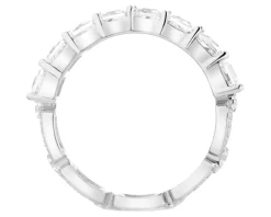 Pierścionek srebrny z cyrkoniami