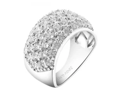 Pierścionek z białego złota z brylantami laboratoryjnymi - 4,00 ct - próba 750