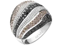 Pierścionek z białego złota z brylantami - 1,98 ct - próba 585