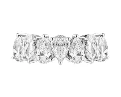 Pierścionek z białego złota z diamentami - 1,72 ct - próba 750