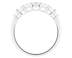 Pierścionek z białego złota z diamentami laboratoryjnymi - 2,06 ct - próba 750