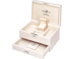 Pierścionek z białego złota z brylantami - 0,23 ct - próba 750